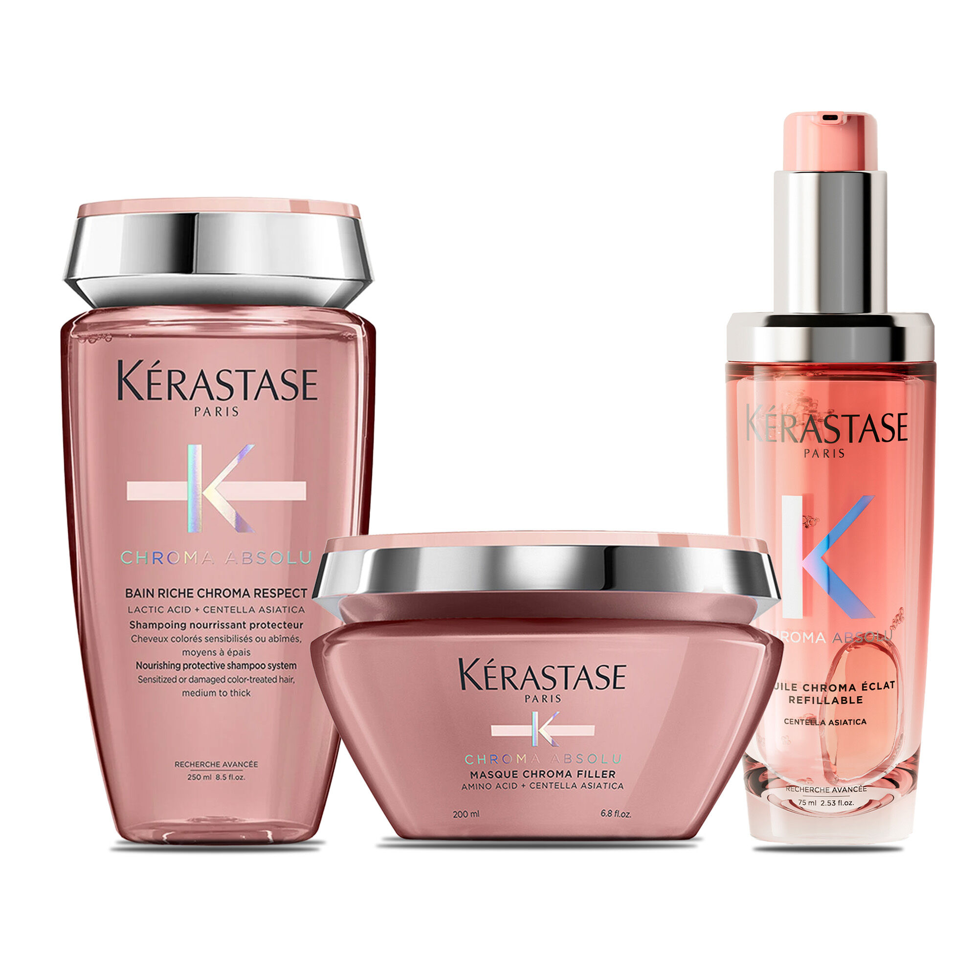Kit de Tratamento Para Cabelos Coloridos Grossos | Kérastase